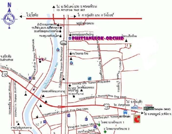 Phitsanulok Orchid Hotel Экстерьер фото